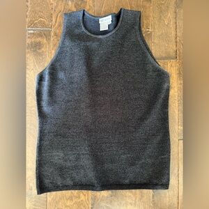 Worth Women’s Charcoal Gray Sleeveless Sweater